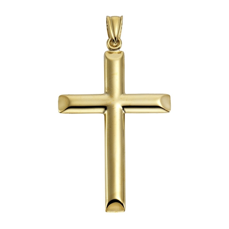 375 Gelbgold Kreuz 4,6 cm länge 9 Karat
