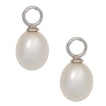 925 Silber Ohrringe/Einhänger mit Süsswasser Perlen