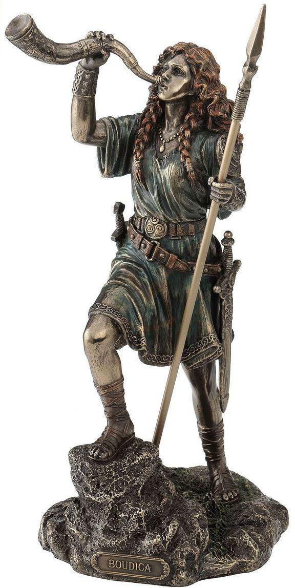Polyresin Figur der keltischen Königin Boudica 26 cm