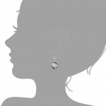 Perlmutt Ohrhänger aus 925 Sterling Silber 4 cm