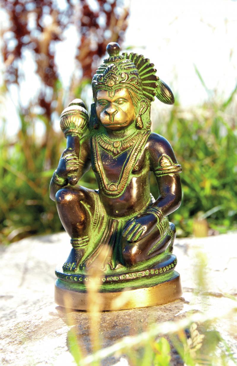 Hanuman Figur - der heilige Krieger 13 cm