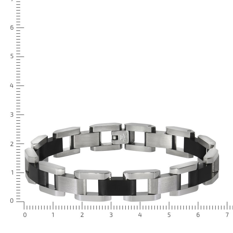 Trendiges Edelstahl Armband 22,5 cm